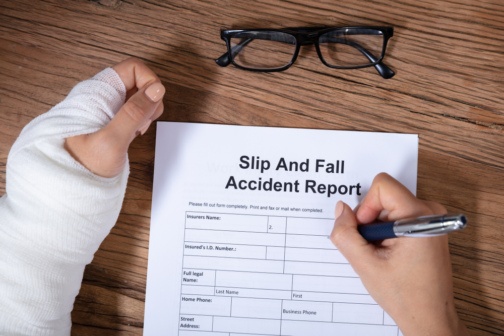 slip and fall claim in Florida