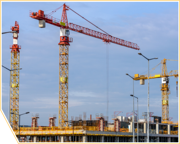 Jobsite with high potential for a crane accident injury settlement in Florida